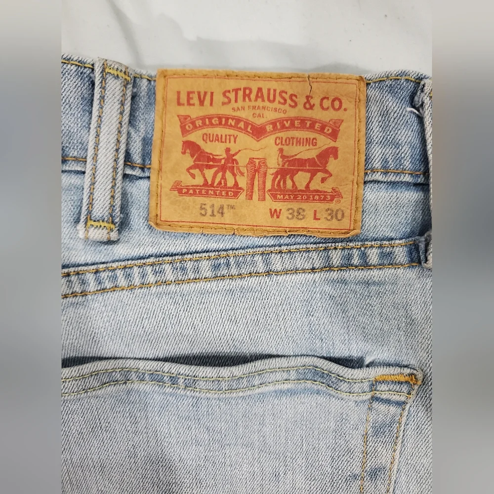 LEVI'S 514 Flex Cut + Straight Fit Jeans ☆ 38x30 - Picture 6 of 8